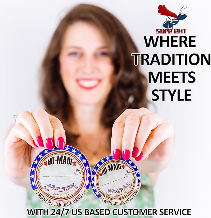 Supa Ant Thickest Canning Lids Regular Mouth (50 Pcs.) Food Grade Tin Can Lids for Canned Food - Buckle Proof & Rust Proof Lid for Canning Kit for Regular Mouth Mason Jars (Ho-made) Canning Supplies