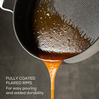 Circulon C1 Series Clad Stainless Steel with ScratchDefense Technology Cookware Nonstick Induction Saute Pan with Lid and Helper Handle, Metal Utensil Safe, 5 Quart - Polished Stainless Steel