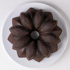 Baker's Secret Nonstick for Fluted Cake Pan, Perfect for Fluted Cakes, Die Cast Aluminum Cake Pans, 2 Layers Non-stick Coating For Easy Release, compatible with Fluted Cake Pans - (Bloom)