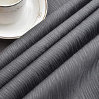 maxmill Jacquard Round Table Cloth Swirl Pattern Waterproof Antiwrinkle Heavy Weight Soft Tablecloths for Circular Table Cover and Kitchen Dinning Tabletop Decoration Round 70 Inch Charcoal