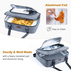 BAGSPRITE Insulated Casserole Carrier for Hot or Cold Food with Heat-resistant Mat, Casserole Dish Carrier Insulated Food Carrier, Hot Food Carrier, Foil Pan Carrier Fits 9" x 13" Baking Dish