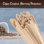 Perfect Stix 5.5 Inch Wooden Round Coffee Stirrers. 5.5 inch in Length and 1.2mil in Thickness. Pack of 1000 Count.