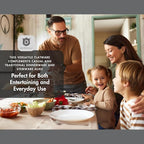 Hammered Silverware Set | Premium 18/10 Stainless Steel Flatware Service for 16 | Heavy-Duty & Dishwasher Safe | Built to Last (80-Piece, Fidenza Hammered)