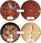 Electric Coffee and Spice Grinder with One-Touch Operation, Low Noise, Clear Lid, Electric Dry Grinder for Coffee Beans and Herbs