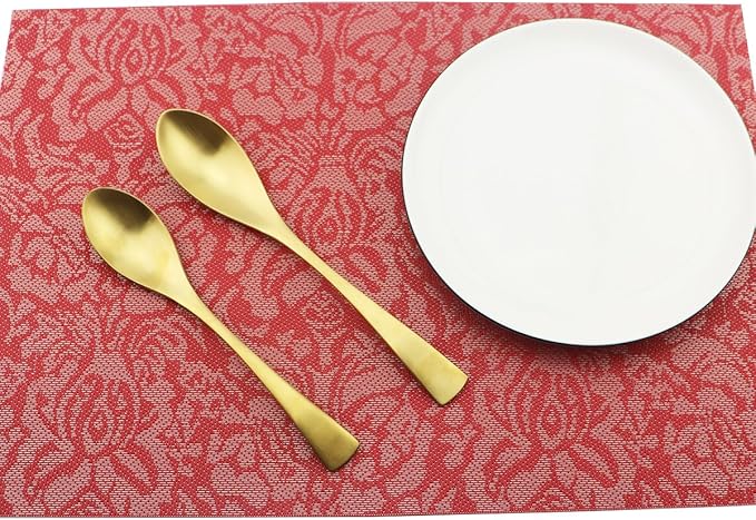 6-Piece Flatware Set,Extra Thick Heavy Duty - 18/10 Stainless Steel Cutlery Sets,High Matte Finish Gold Flatware Sets Service for 1,Multipurpose Use for Home,Kitchen,Tableware Utensil Sets