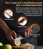 XINZUO Kitchen Paring Knife 4.2 Inch,Razor Sharp Hand Forged Damascus Steel Small Kitchen Knife For Peeling Coring Fruit With Ergonomic Handle