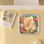 60 Pack 8 Inch Aluminum Foil Pans, Square Aluminum Baking Pans, Disposable Food Container for Food Storage Cooking Baking Roasting Takeaway