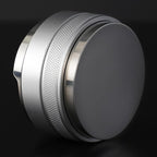 58mm Coffee Distributor and Tamper,Dual Head Coffee Leveler Fits for Gaggia E61 58mm Portafilter,Professional Espresso Hand Tamper.(Silver)