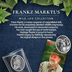 Heritage Pewter Elk Yellowstone National Park Square Shot glass, 2 oz