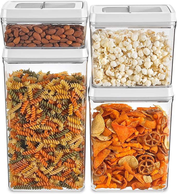 Polder 0.74-Quart Food Grade, BPA Free, Airtight Canister Locks in Freshness, Easily Stackable