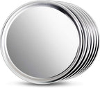 New Star Foodservice 50899 Pizza Pan/Tray, Wide Rim, Aluminum, 14 Inch, Pack of 6