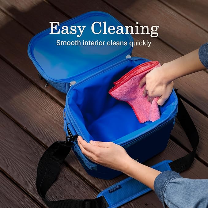 Coleman Pro 16-Can Premium Soft Cooler Lunchbox, Fully Insulated Lid & Body Stays Cold up to 30 Hours, Great for Camping, Tailgating, Parties, Sports, Concerts, Lunches & More