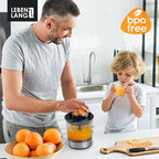 Electric Citrus juicer - 2 cones & BPA-free I High juice yield & Large Volume I 24oz Orange juicer squeezer I Esprimidoras electrico Exprimidor de limones y jugo naranjas for Juicers Machine