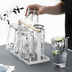 15 Oz Unbreakable Tritan Drinking Glasses Shatterproof Acrylic Glasses Drinkware BPA Free Hard Plastic Cups Reusable Kitchen Water Glasses Drinking Set of 8 (Clear)