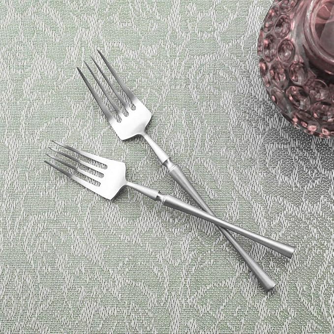 Gugrida Unique & Beautiful Flatware Set - 20 Piece Iridescent Silverware Sets | 18/10 Stainless Steel Reusable Cutlery Set | Utensils Service For 4 with Dessert Fork, Knife, Spoon, Dinner Fork