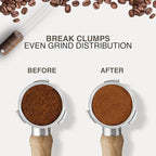 WDT Tool Espresso Stirrers - Coffee Distributor Barista Tools - Espresso Needle Distribution Tool for Coffee Accessories Kit - Walnut Wood Gifts for Coffee Lovers