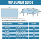 H.VERSAILTEX Linen Textured Table Cloths 60 x 120 Inch Premium Solid Tablecloth Spill-Proof Waterproof Table Cover for Dining Buffet Feature Extra Soft and Thick Fabric Wrinkle Free, Taupe
