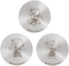 MEION 58.5mm Espresso Puck Screen-3 Pack 0.2mm Ultra Thin Espresso Puck, Stainless Steel Reusable Coffee Filter, Compatible with Espresso Machine 58mm Portafilter Basket