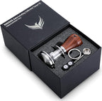 54mm Breville Espresso Accessories Set – Premium Rosewood Organizer Box, Calibrated Tamper, Adjustable Coffee Distributor, WDT Puck Prep Tool & Scale with Timer