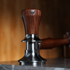 51mm Tamper Tool Espresso V2 Rosewood Spring Loaded 30LB Calibrated Coffee Tamper Compatible With Delonghi, Casabrews, Smeg and more Espresso Machine Accessories