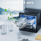 DaYammi Measuring Cups 4-Piece, Unbreakable Food-Grade Plastic Measuring Cup for Dishwasher, 1/2/4/8-Cup Nesting Liquid Measuring Cups for Prepping, Baking, Cooking, Readable Markings, Clear