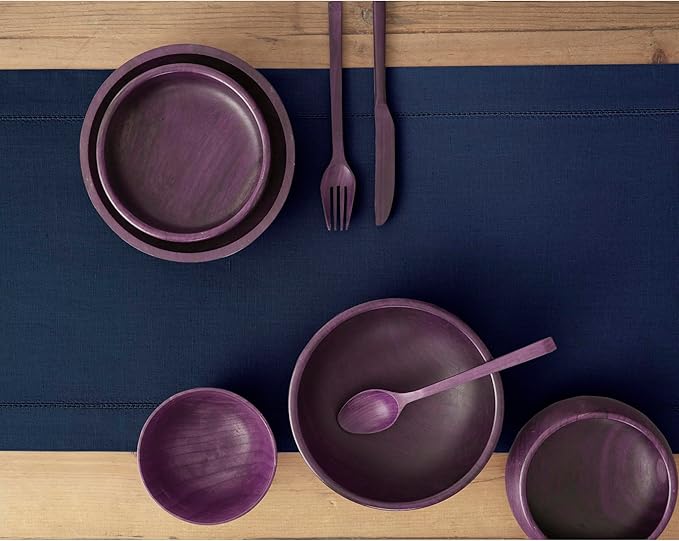 Solino Home Navy Table Runner 90 Inches Long - Cotton Linen Hemstitch 14 x 90 Inch Table Runner for Dining, Summer, Fall, Autumn