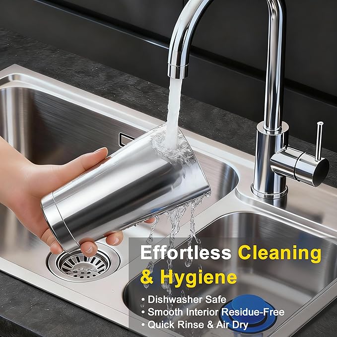 Boston Shaker Set, 18oz & 28oz 2-Piece Tins, Professional 304 Stainless Steel Cocktail Shaker with Leak-Proof Weighted Base for Bartending, Home & Bar Use (Silver)