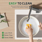 23 Pcs Pots and Pans Set Non Stick, Ceramic Cookware Set Non Toxic with Detachable Handles, Healthy Induction Cookware Oven Safe RV Kitchen Set, PFAS PFOA & PTFE Free, Cream White