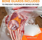 Wevac Vacuum Sealer Bags 100 Gallon 11x16 Inch for Food Saver, Seal a Meal, Weston. Commercial Grade, BPA Free, Heavy Duty, Great for vac storage, Meal Prep and Sous Vide