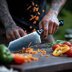 Cleaver Knife 7 Inch – VG-10 Damascus Stainless Steel, Razor Sharp, Full Tang, Ergonomic G10 Handle – Heavy Duty Kitchen Knife for Meat, Bone, Vegetables, BBQ – Durable, Rust-Resistant