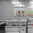 24" Commercial Countertop Griddle, 2 Burners Gas Griddle, 60000 BTU Output, Stainless Steel Flat Top Grill Hot Plate with Natural Gas and Propane Conversion Kit for Restaurant, Food Truck