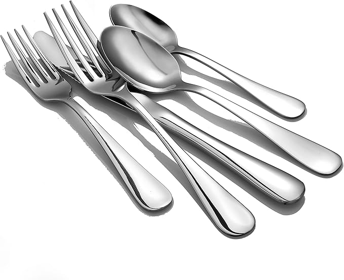 Liberty Tabletop Annapolis 63 Piece Flatware Set Service for 12 Includes 3pc Service Set MADE IN USA