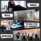 20 oz Tumbler Coffee Tavel Tumblers Bulk with Lid Stainless Steel Double Wall Vacuum Insulated Mug Powder Coated Cups fit Car Cupholder for Hot and Cold - Stainless Steel, 12Pack