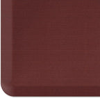 NewLife by GelPro Decorative Foam Floor Mat, 30" x 108", Grasscloth Crimson