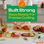 Riveira Wood Cutting Board – Gourmet Bamboo Grandeur: 30 x 20 Cutting Boards For Kitchen – Natural Wooden Cutting Boards For Kitchen – Innovative Juice Grooves Bamboo Cutting Board