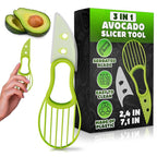 Avocado Slicer Tool 3 in 1 - Avocado Tool Avocado Peeler Kitchen Gadgets Avocado Cutter Tool Avocado Knife Tool Fruit Slicer Avocado Scooper Tool - Avocado Pit Remover Fruit & Vegetable Tools