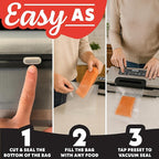 Premium Vacuum Sealer Machine for Food Storage – Dual Pressure Modes, Wet/Dry Sealing, Built-in Cutter & Bag Storage, Canister & Marinate Functions, Pulse Vacuum Control – Stainless Steel