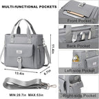 Weitars Lunch Bag for Men Women,Leak Proof Lunch Box for Work,Large Lunch Tote Bag with Removable Shoulder Strap,Insulated Lunch Bag for Picnic Hiking