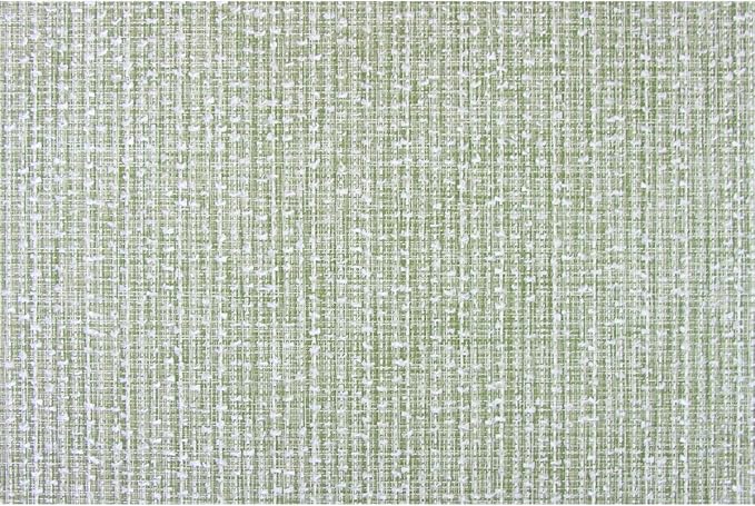 PIGCHCY Elegant Placemats Set of 6 Blended Woven Heat Resistant Durable Placemats Washable Easy to Clean Table Mats for Dining Room and Decorate (Colorful Green)