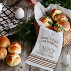 Funny Sourdough Baking Kitchen Towels, Gifts for Sourdough Bakers Tea Dish Towels for Kitchen, Baking Lover Gifts Decorative Hand Towels, 16x24 Inch Yellowish-Brown