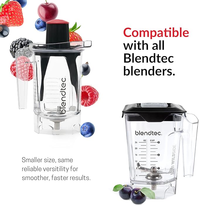 Blendtec 46 oz Mini WildSide+ and 37 oz Twister Bundle - Blender Jars Compatible with Blendtec Blenders