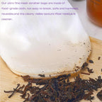 WMKGG Ultra Fine Mesh Strainer Bags, Reusable Mesh Filter Bags with Stainless Steel Handle Frame for Filter NutMilk, Coffee, Milk, Butter, Juices and Fresh Cheese (Small Size)(5.6"Wx9.8"D)