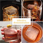 Ice Press Craft Modern Ice Molds Stamps For Cocktails Whiskey Bourbon Maker Brass Custom Ice Cube Stamp Fast Patterns Bartender Accessories