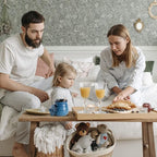 Hasense Ceramic Honey Pot with Lid, 12 Ounce HoneyJar with Wooden Dipper, Honey Dipper Stick and Jar Set, Cute Small Container for Christmas Thanksgiving Gift, Dishwasher Safe, Blue