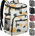 Cooler Backpack Insulated Leakproof Waterproof Backpack Cooler Bag 30/45 Cans, Large Capacity Lightweight Travel Camping Beach Backpack Cooler Ice Chest for Men and Women