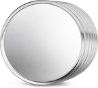 New Star Foodservice 50837 Restaurant-Grade Aluminum Pizza Pan, Baking Tray, Coupe Style, 16-Inch