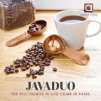 Apace Living Coffee Scoop (Set of 2) - 2 Tablespoon (2 Tbsp / 1/8 Cup / 1 oz) - The Best Stainless Steel Measuring Spoons for Coffee, Tea, and More