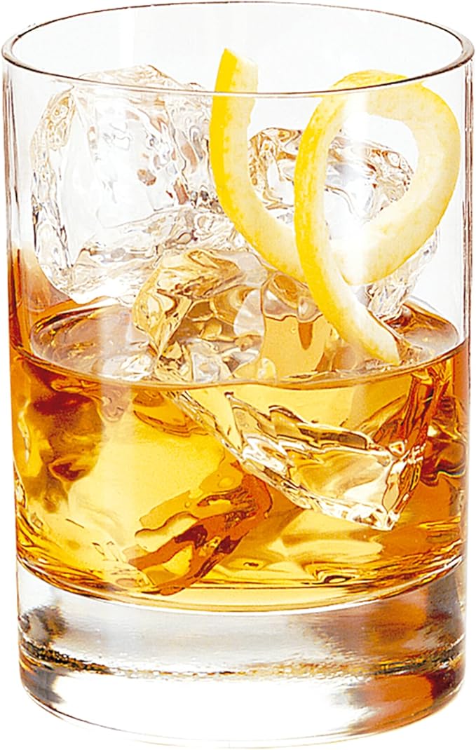 Libbey 918CD Heavy Base Finedge Rim Double Old Fashioned Glasses, 13.5-ounce, Set of 12