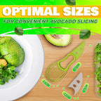 Avocado Slicer Tool 3 in 1 - Avocado Tool Avocado Peeler Kitchen Gadgets Avocado Cutter Tool Avocado Knife Tool Fruit Slicer Avocado Scooper Tool - Avocado Pit Remover Fruit & Vegetable Tools