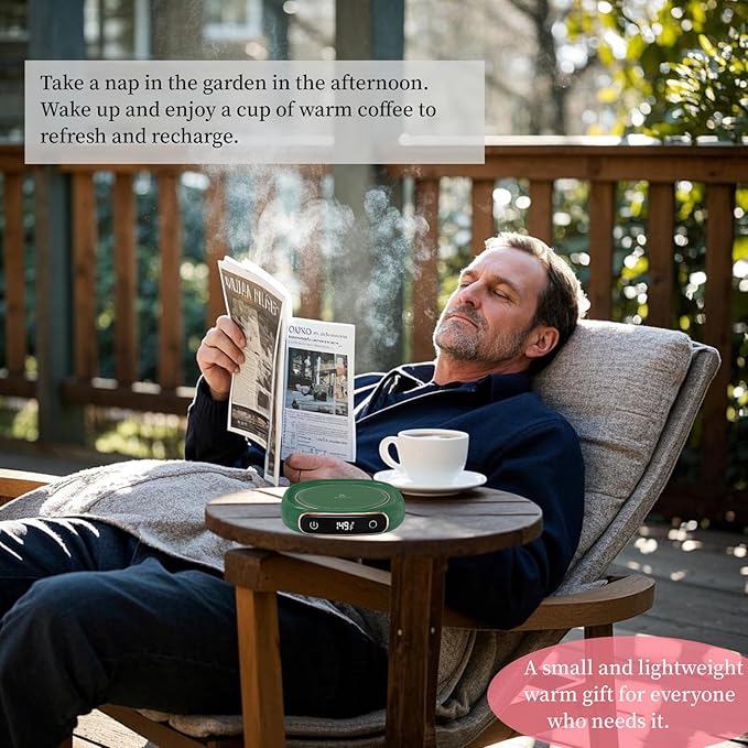 Coffee Mug Warmer For Desk,Multi-purpose Cup Warmer For All Bottles&Cups,Fast Heating Mug Warmer For Tea &Coffee With 3 Temp Settings, Portable Bottle Warmer For Breastmilk, 8 Hours Auto Shut Off,Pink